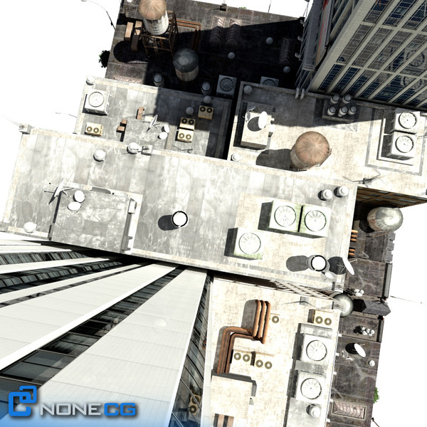 new york city block 3d max - New York City Set 3-1 Block by NONECG
